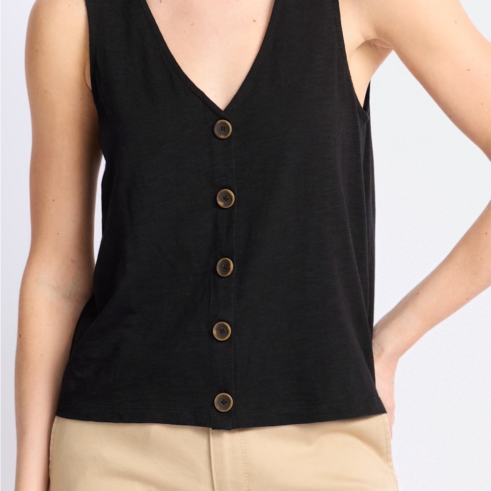 Sanctuary button front tank top